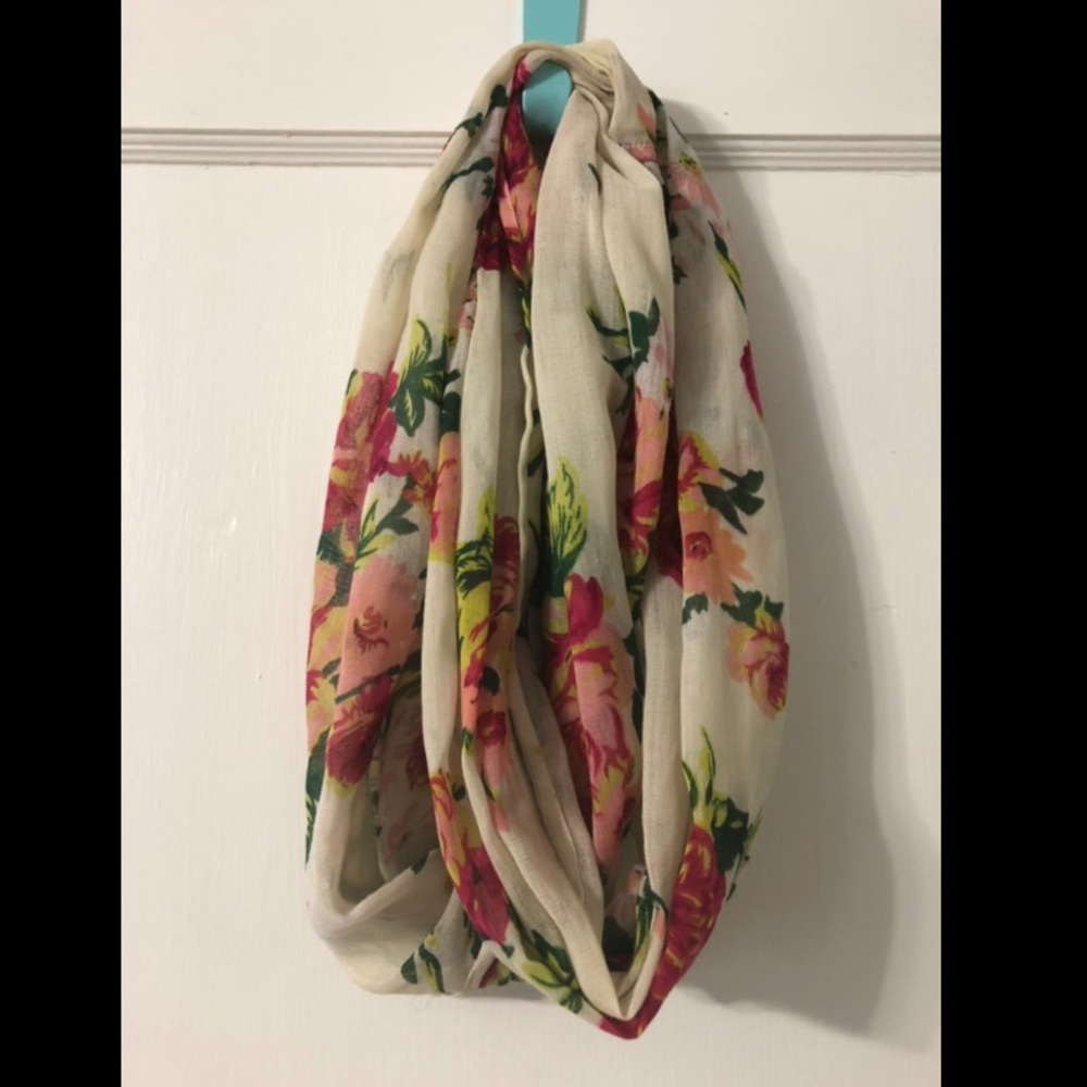 Floral Infinity Scarf